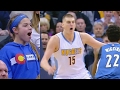 Andrew Wiggins Dunks on Nikola Jokic! Plumlee Nuggets Debut! Timberwolves vs Nuggets