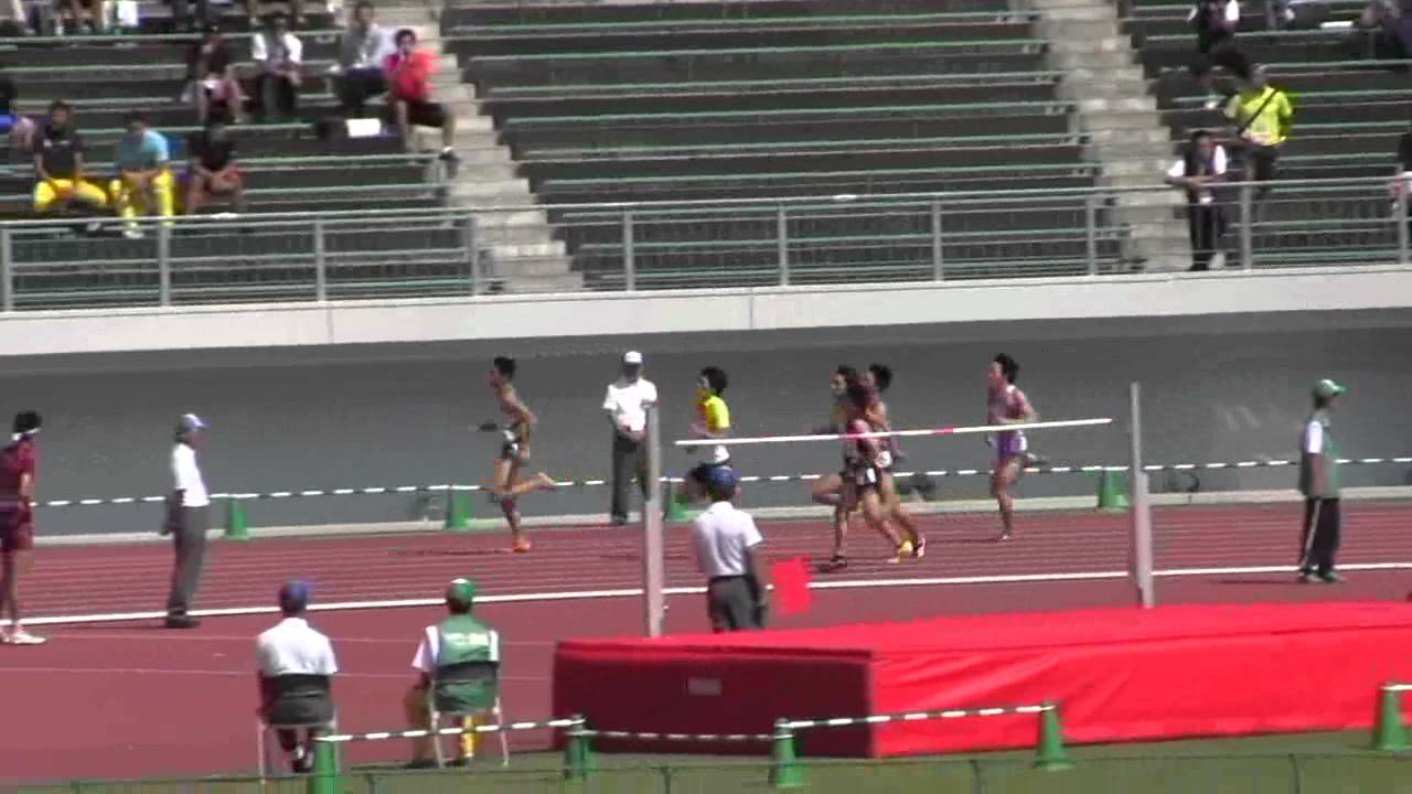 2012年第67回国民体育大会陸上競技会 少年男子A 400m 予選1組 YouTube