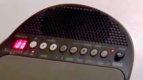 Korg Wavedrum mini rhythm patterns, DAW recorded