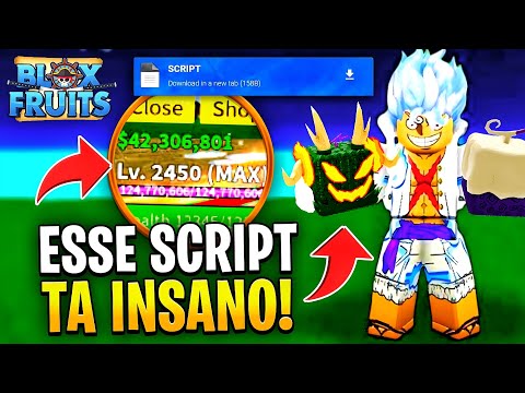 SAIU! 🔱 o MELHOR SCRIPT e EXECUTOR (MOBILE e PC) | Blox Fruits, Auto Frutas e Farm, Pega Tudo, Cdk