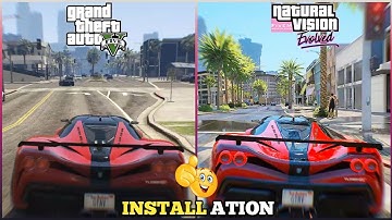 How To Install Natural Vision Evolved! In GTA 5  GTA 5 Ultra-Realistic Graphics Mod | tutorial ✅