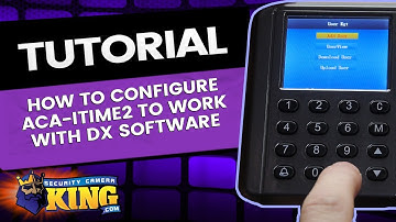 TUTORIAL - How to configure ACA-ITIME2 to work with DX software