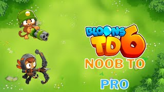 Noob to pro - BLOONS TD 6 LIVE (MOBILE-FRIENDLY)