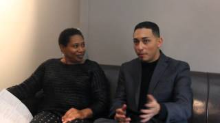 Rachelle Ferrell and VDJ Jess banter in and exclusive KUHS TV Interview