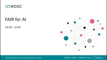 EOSC Symposium | FAIR for AI