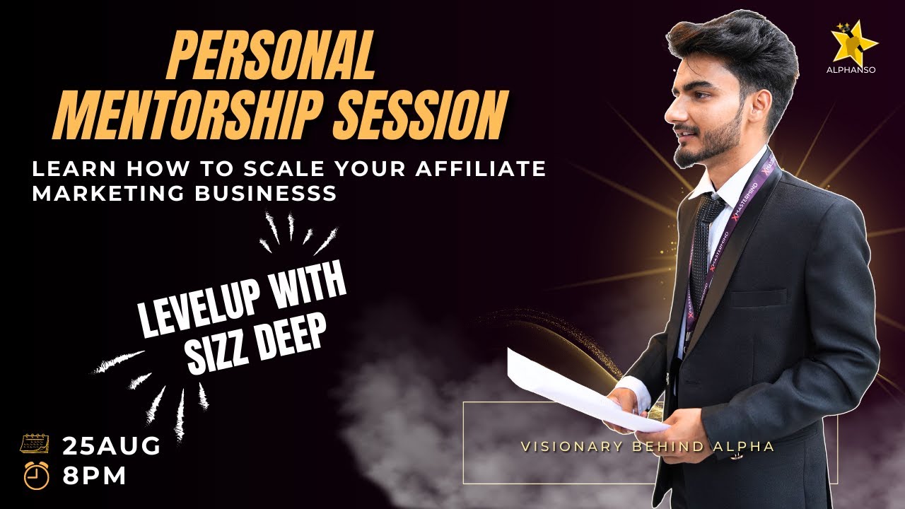 Personal Mentorship Session | Sizz Deep | Alpha Project - YouTube