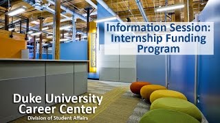2015 Internship Funding Program