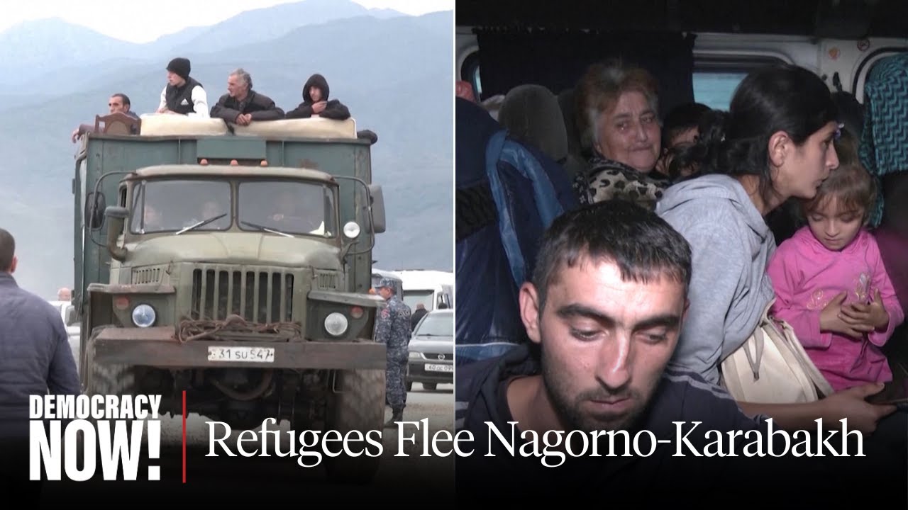 ⁣Fearing Ethnic Cleansing, 90,000 Armenians Flee Nagorno-Karabakh After Azerbaijan Military Blitz