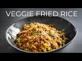 VEGGIE FRIED RICE RECIPE | EASY VEGETARIAN VEGAN CHINESE DINNER IDEA