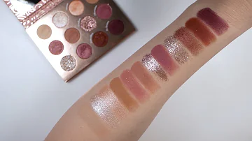 Colourpop Menage A Muah Palette Swatches