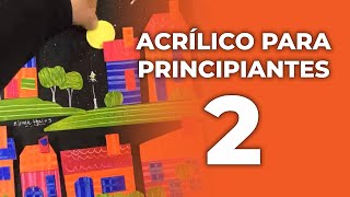 Clase con acrílico para principiantes 2 - COLLAGE - 👩‍🏫🎨