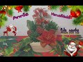 Tutorial: Como hacer un hermoso arreglo Navideño hecho de alambre y chaquira/ mostacillas Parte2 #45