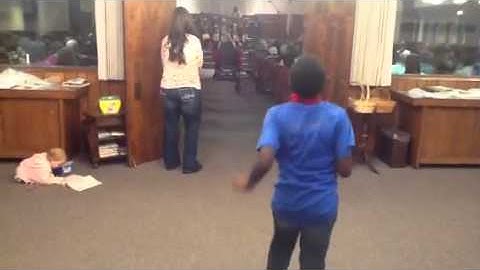 Ruth Grace dancing along