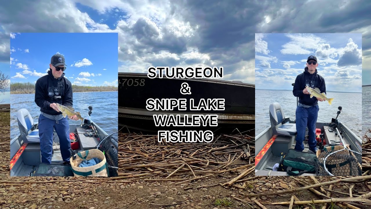 WERE BACK! (STURGEON AND SNIPE LAKE SPRING WALLEYE FISHING) 