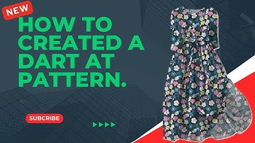 how to created a dart at  pattern. Gerber software Training. Bangla tutorial. software.