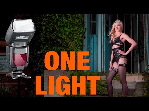 Budget Single Light Portrait Tutorial