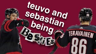 teuvo teräväinen and sebastian aho being best friends for 11 minutes