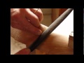 How to use a handstitched rasp on wood  example  1 in furniture making