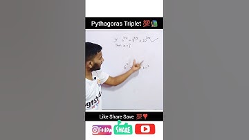 Pythagoras triplets #maths #mathstricks #short #shorts
