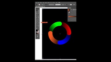 "How to Create a Colorful Circular Gradient Logo in Adobe Illustrator |  @pixoraft12