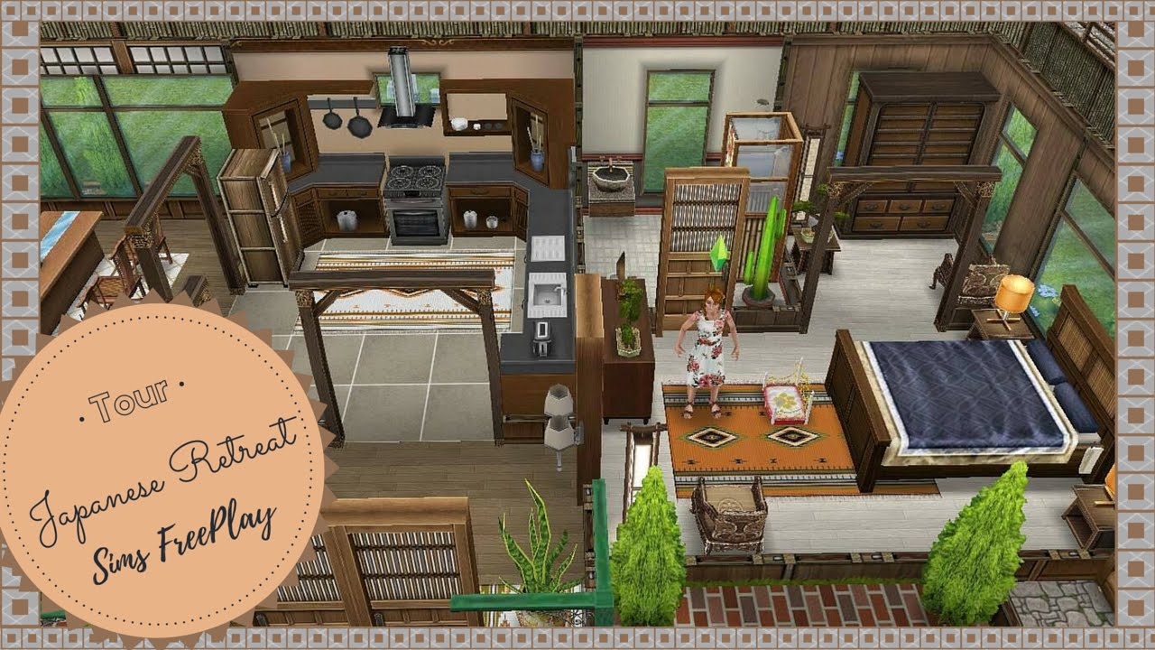 Japanese Retreat Tour My Design Sims FreePlay YouTube