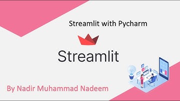 "Create Your First Web App with Streamlit in PyCharm| A Beginner