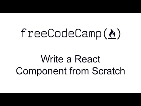 Write a React Component from Scratch - React - Free Code Camp