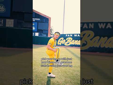 How to look shredded on picture day with only your leg.  #baseball #shorts