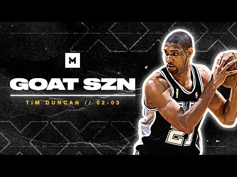 Tim Duncan Is The GREATEST Power Forward Of All-Time! 2002-03 Highlights | GOAT SZN