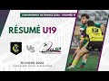 Rsum  u19 juniors  carcassonne vs lzignan j16