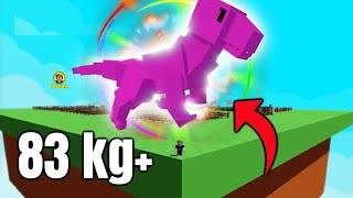 TRADING for my TITANIC Rainbow T-REX (80KG+) Grow a Garden ROBLOX