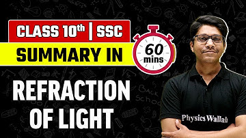 Refraction Of Light | Physics Summary | Class 10 | Maharashtra SSC