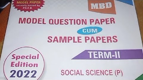 pseb class-8 social science model test paper(solved) term-2 (2022)