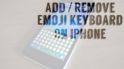 How to Add or Remove the Emoji Keyboard on iPhones! (NEW, 2015)