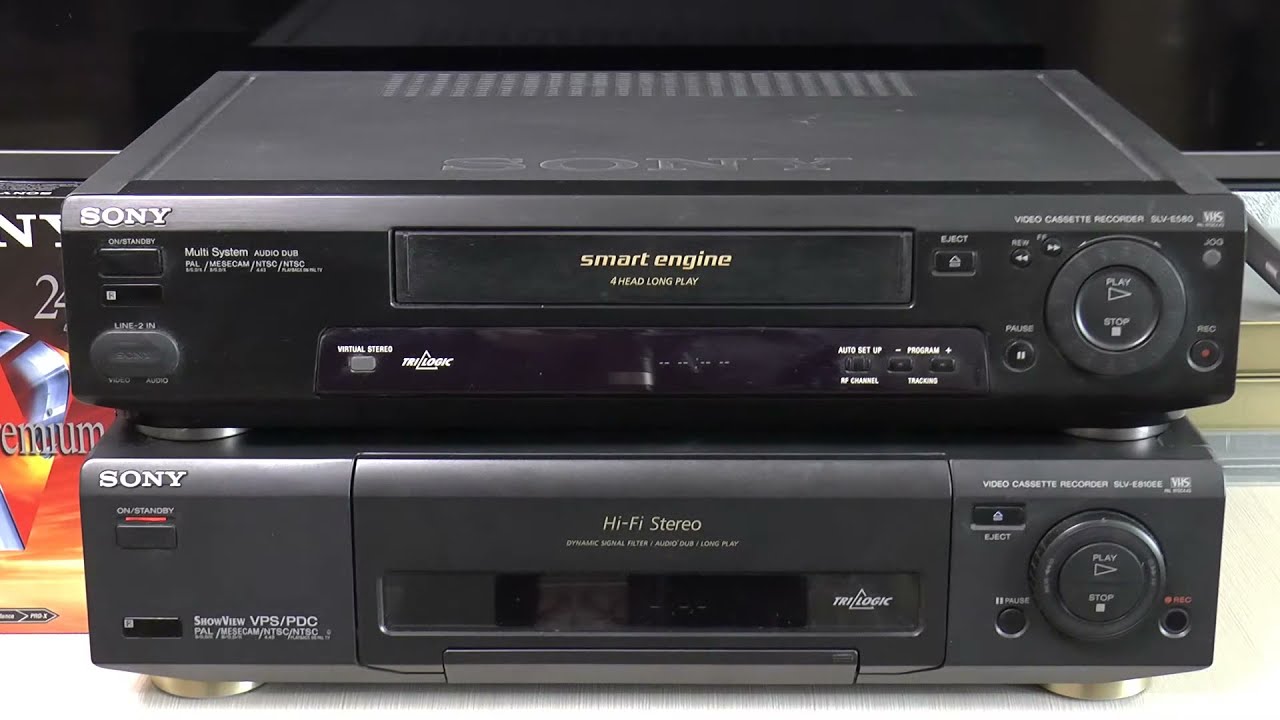 Sony SLVE810EE HiFistereo video cassette recorder демонстрация