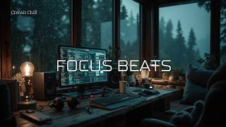 Deep Focus Beats for Coding ~ Rainy Workspace ~ Chill Lofi Beats to Code and Stay Productive