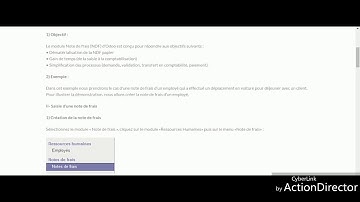 Configuration des notes de frais  sur ODOO V8