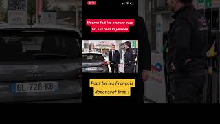 Macron goes grocery shopping with €50