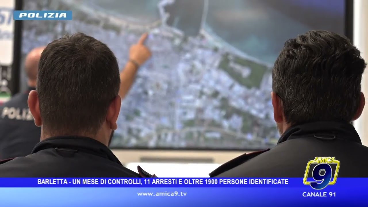Barletta – Un mese di controlli: 11 arresti e oltre 1.900 persone identificate