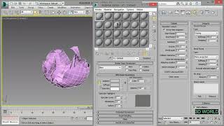 how to create a Crumpled Paper from a Plane with sim cloth#photoshop #artist