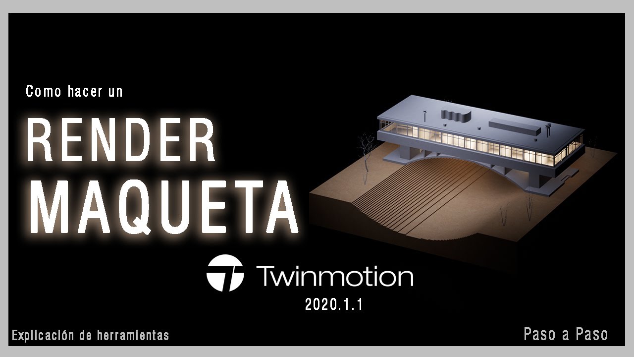 como hacer render en twinmotion