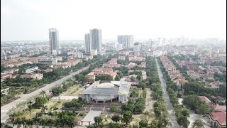 드론으로 본 베트남 박닌. Sky View in Bac ninh Vietnam_2021.5.16