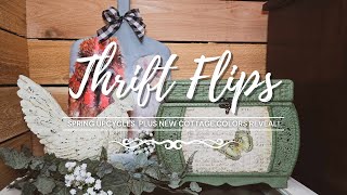 Thrift Flips • Trash to Treasure • Simple Spring Upcycles • Upcycled Decor • New Cottage Colors