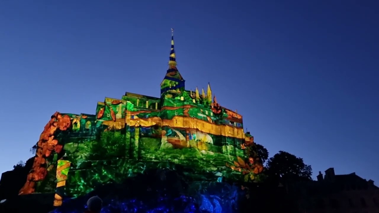 몽생미셸 1박2일 1000년 생일 레이져쇼