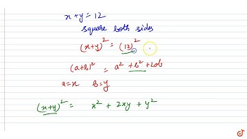 If  ltmath gt  ltmrow gt  ltmi gtx lt/mi gt ltmo gt+ lt/mo gt ltmi gty lt/mi gt ltmo gt= lt/mo