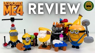 Epic Battle Pack: LEGO® Despicable Me 4 75580 Minions and Banana Car Review!