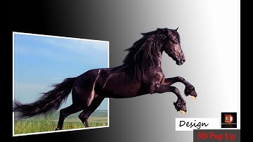 Creating a 3d popup out of an ordinary photograph | Photoshop CC Tutorial How to Make a 3D, Pop-Out