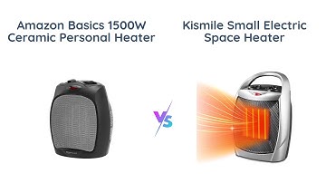 🔥 Amazon Basics vs Kismile 🔥 Ceramic Personal Heaters Comparison! ⚖️😱