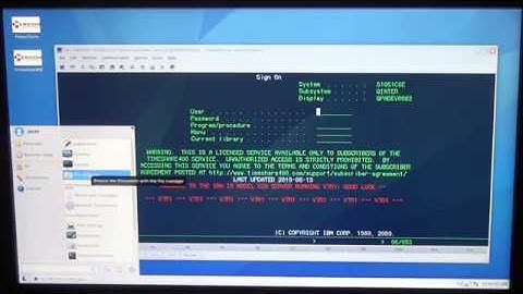 How to put a PowerTerm shortcut on CLI LX3 Thin Client Desktop