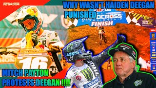 Why Wasn't Haiden Deegan Punished Like Tom Vialle??? Mitch Payton Protests Deegan!!!!